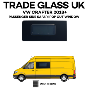 trade glass uk vw crafter new shape 2018 safari pop out full silk blind