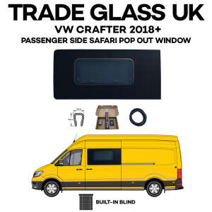 trade glass uk vw crafter new shape 2018 safari pop out full silk blind