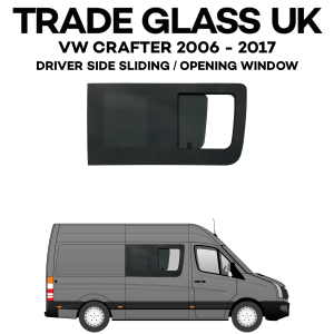 trade glass uk vw crafter old shape 2006 2017 sliding window driver