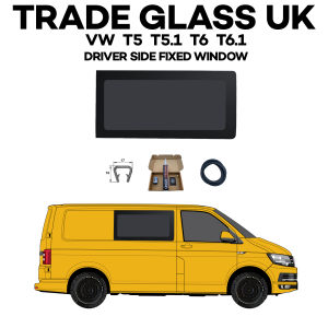 trade glass uk vw t5 t5.1 t6 t6.1 driver fixed window