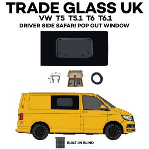 trade glass uk vw t5 t5.1 t6 t6.1 pop out safari full print blind driver