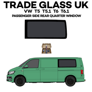 trade glass uk vw t5 t5.1 t6 t6.1 passenger rear quarter window lwb long