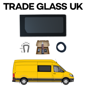 vw crafter 2018 lwb fixed window driver