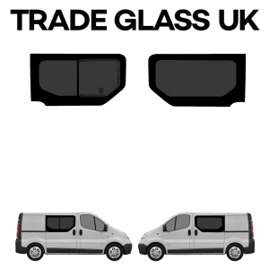 trade glass uk vauxhall vivaro renault trafic 2001 2014 sliding windows driver sliding passenger fixed