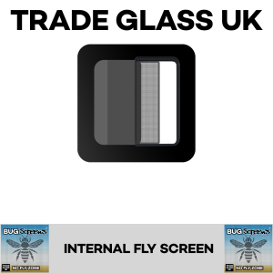 universal sliding window 425mm 425mm driver built in fly screen bug screens
