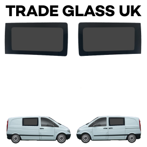 trade glass uk mercedes vito old 2004 2014 passenger driver both fixed windows